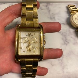 Gold Michael Kors watch